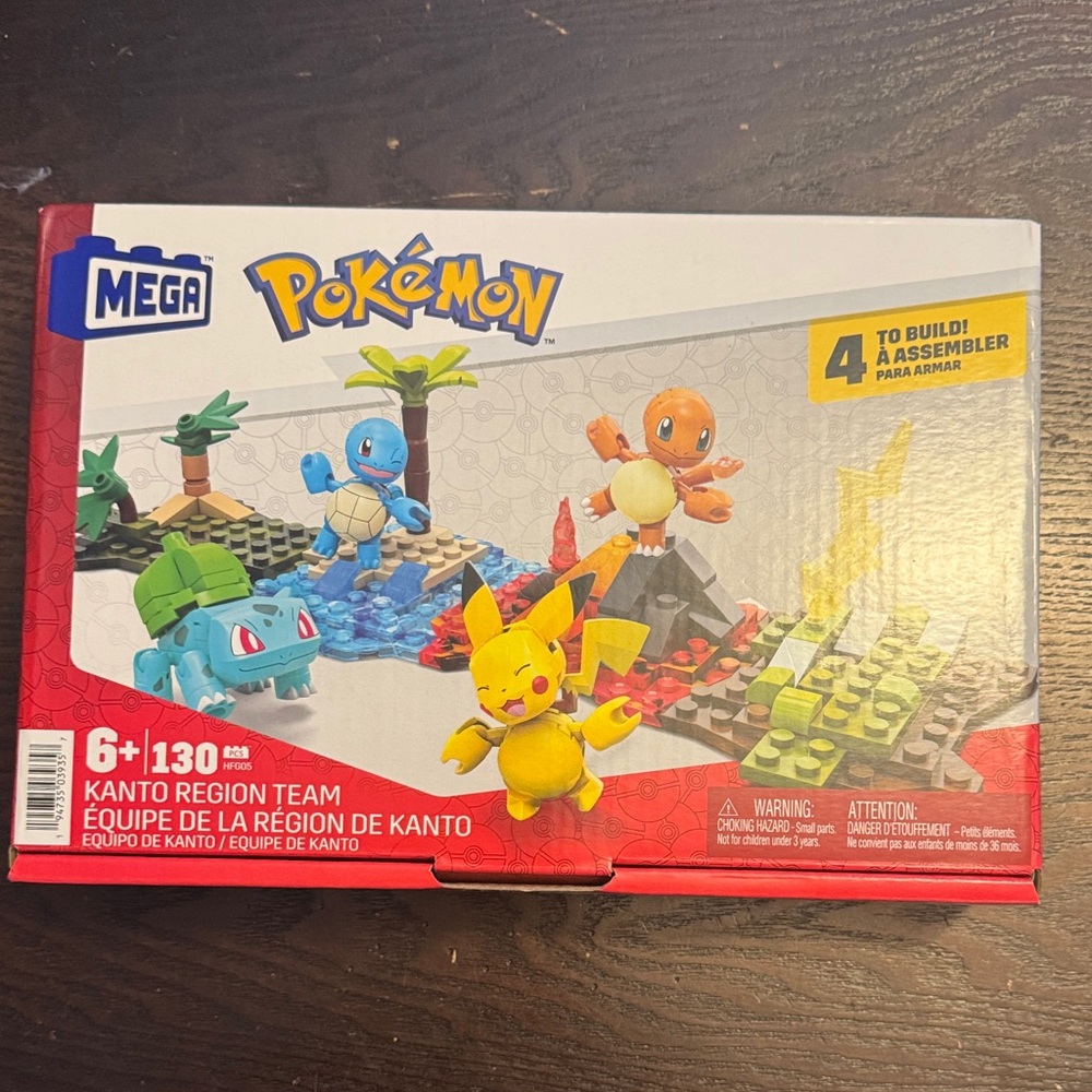 Pokémon Mega Kanto Region Building Set 130pcs